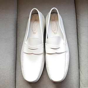 Tod's White Men's Loafers